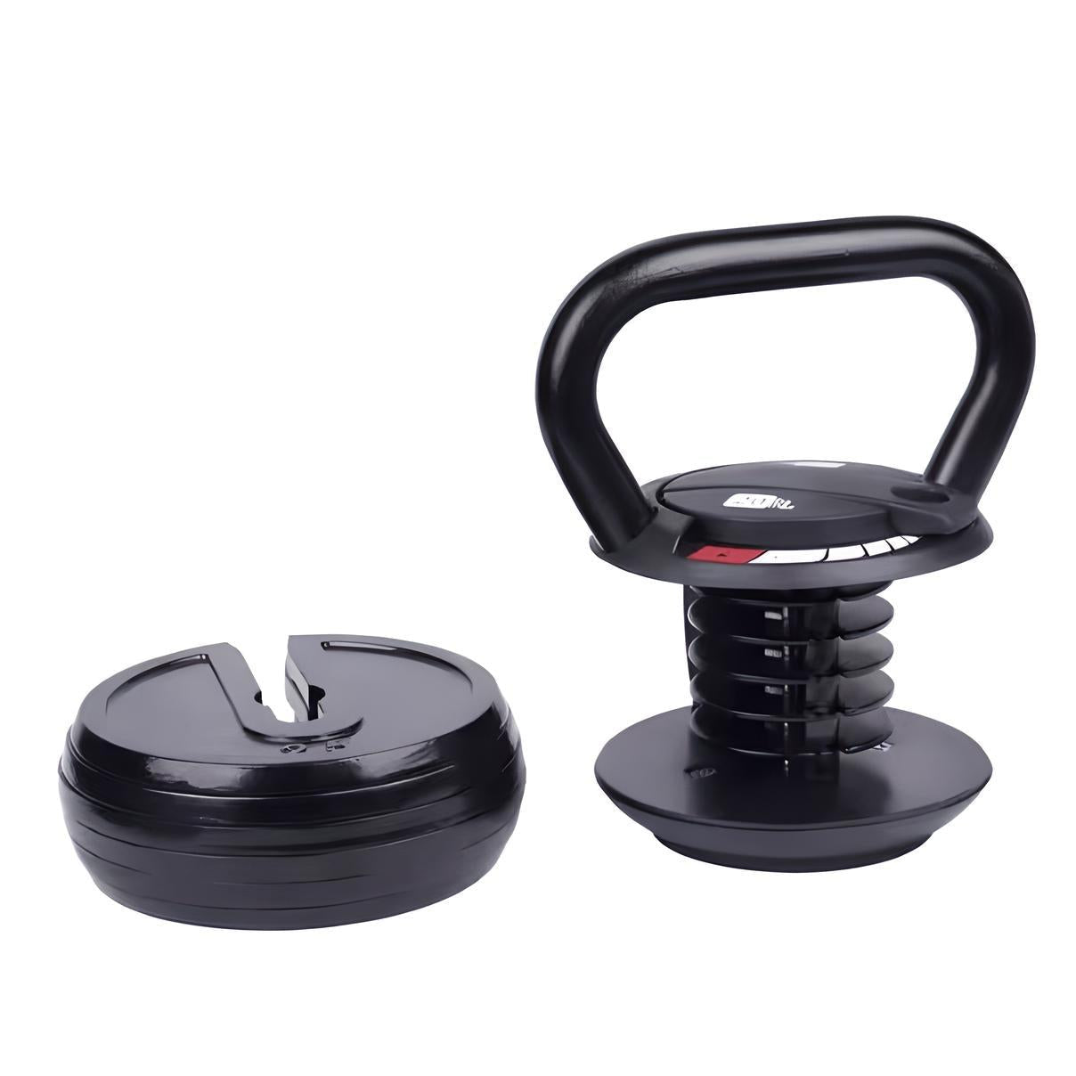 18KG Adjustable Kettlebell – Space Saving Strength Training Equipment for Home Gym - elivongym