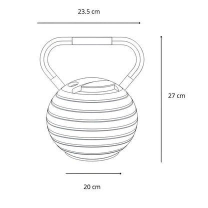 18KG Adjustable Kettlebell – Space Saving Strength Training Equipment for Home Gym - elivongym