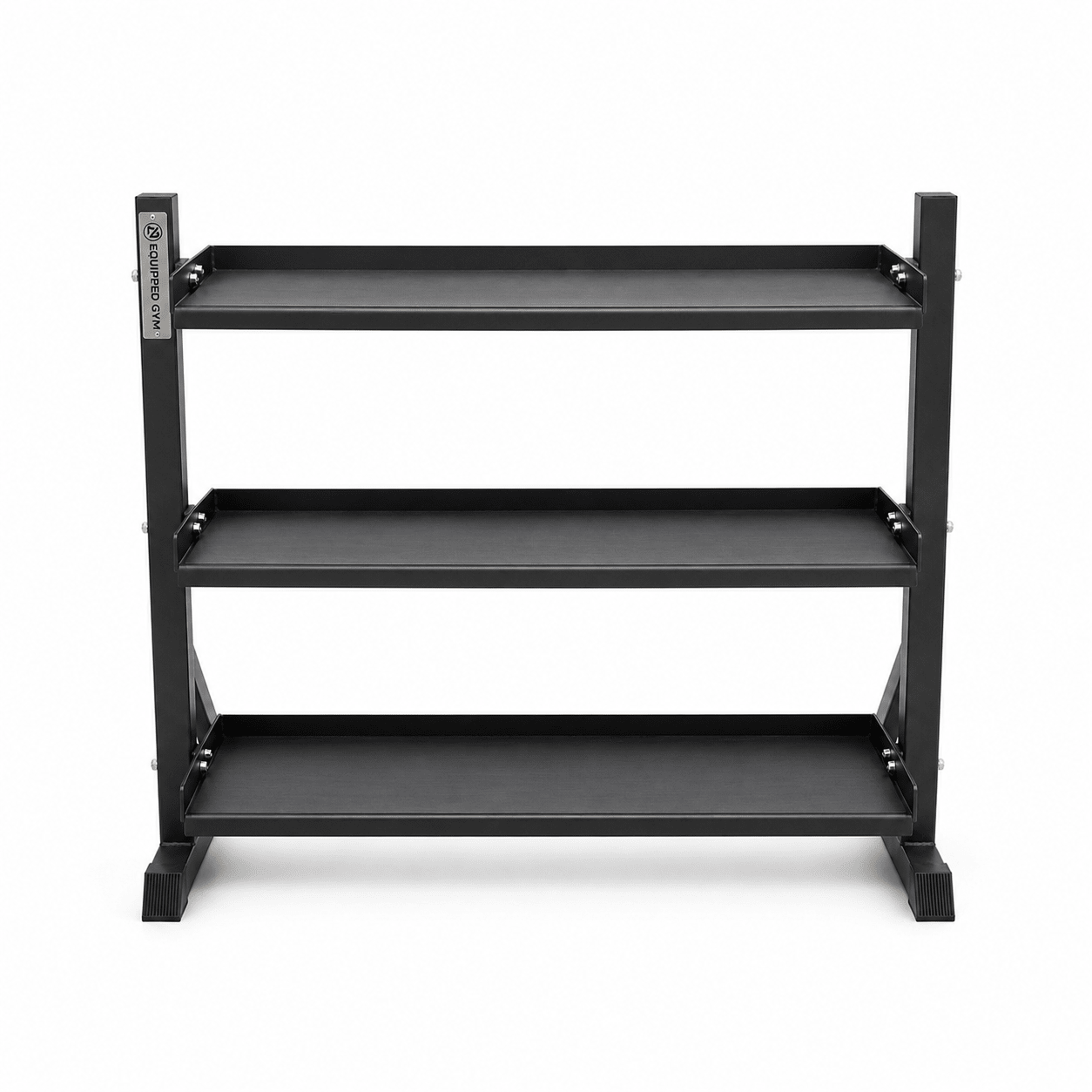 3 - Tier Kettlebell Storage Rack 111CM – Heavy Duty Gym Storage Organizer Stand - elivongym
