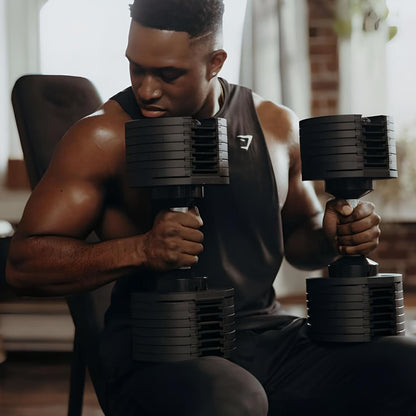 ElivonGym Adjustable Dumbbell 45kg