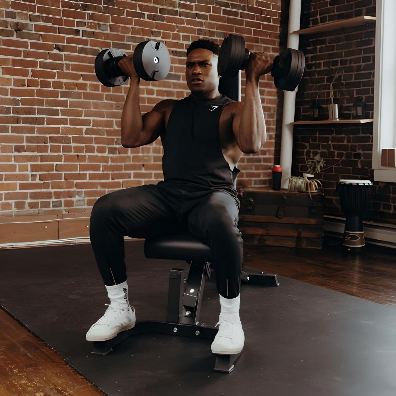 ElivonGym Adjustable Dumbbell 45kg
