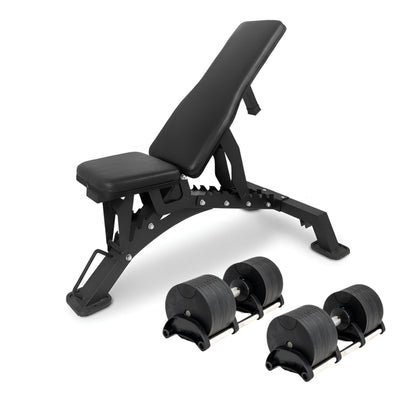 45KG Adjustable Dumbbells Pair 5kg Increments