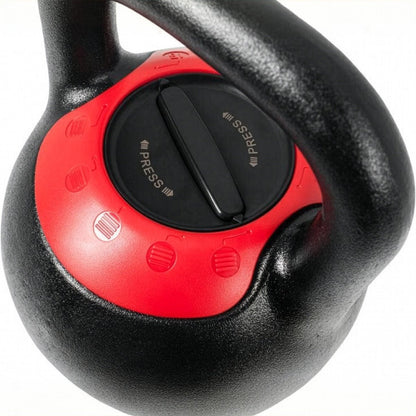 Adjustable Weight Kettlebell for Strength & Functional Fitness Training - elivongym