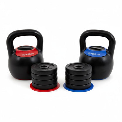 Adjustable Weight Kettlebell for Strength & Functional Fitness Training - elivongym