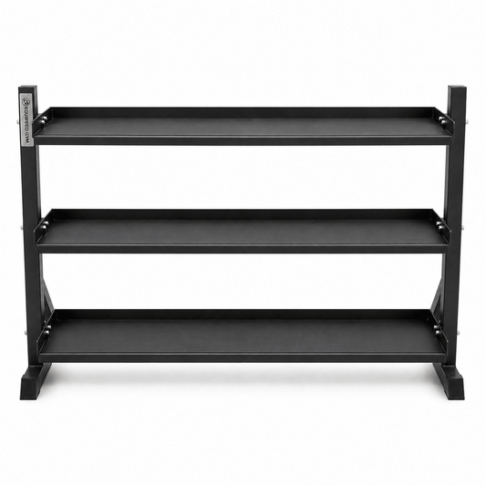 Commercial 3 Layer Kettlebell Storage Rack for Home & Gym Use - elivongym