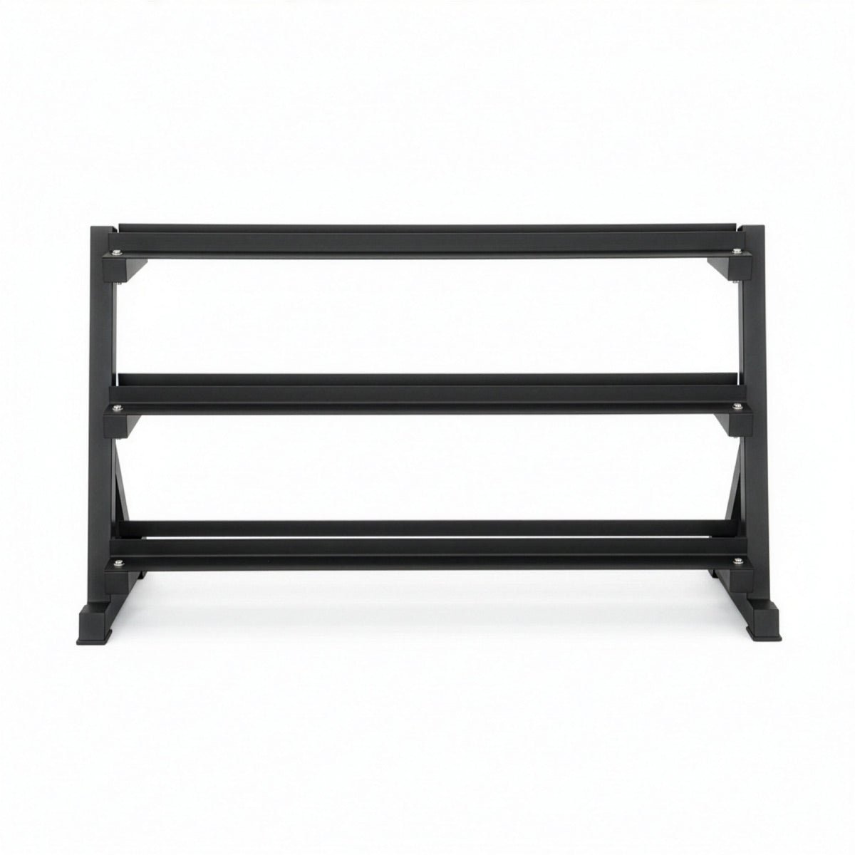ElivonGym 3 - Tier Dumbbell Storage Rack – Full Set Hex Weight Organizer (1.4m) - elivongym