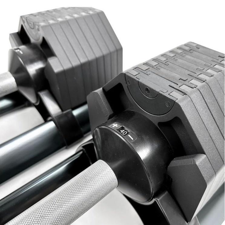 ElivonGym 40kg Adjustable Dumbbells – Octagon Quick Select Set - elivongym