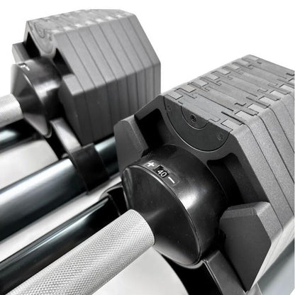 ElivonGym 40kg Adjustable Dumbbells – Octagon Quick Select Set - elivongym