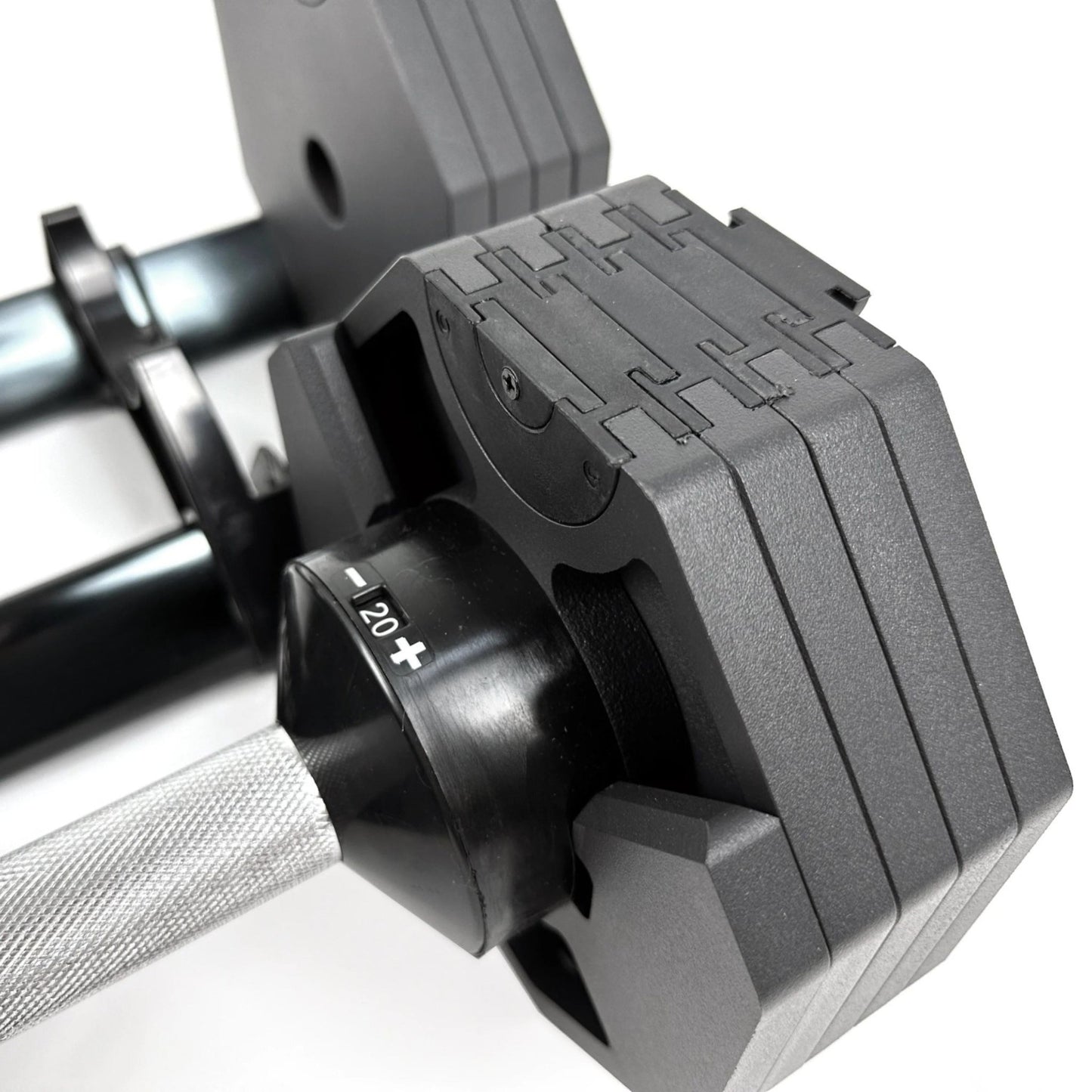 ElivonGym 40kg Adjustable Dumbbells – Octagon Quick Select Set - elivongym