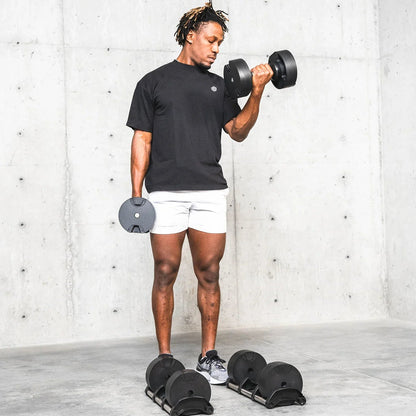 ElivonGym Adjustable Dumbbell 45kg - elivongym