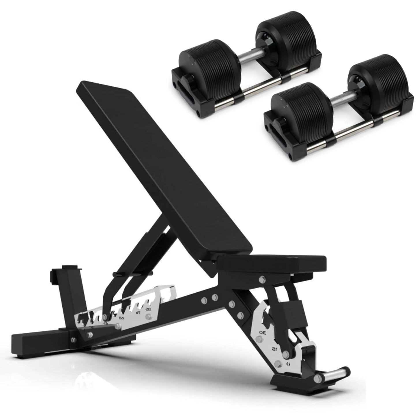 ElivonGym Adjustable Dumbbells 36kg – Precision Dial Weight System (1kg Increments) - elivongym