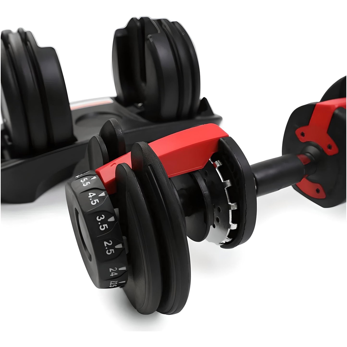 ElivonGym Adjustable Dumbbells & Kettlebell Set – 24kg + 18kg Multi - Function Training Kit - elivongym