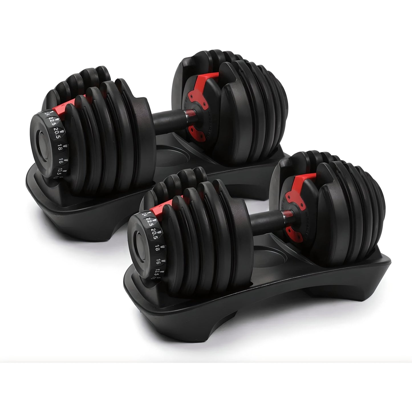 ElivonGym Adjustable Dumbbells & Kettlebell Set – 24kg + 18kg Multi - Function Training Kit - elivongym