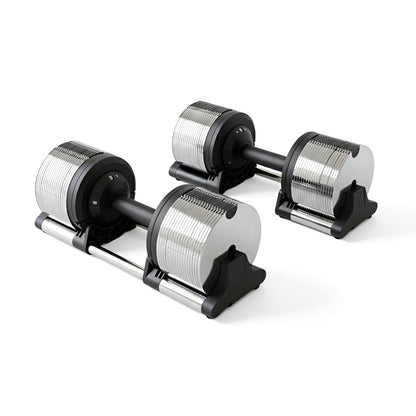 ElivonGym Adjustable Dumbbells Set – 24kg / 32kg / 40kg Options with 1kg Increments - elivongym