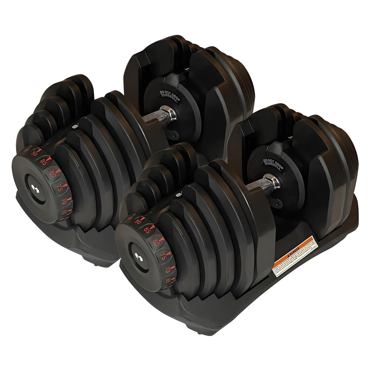 ElivonGym Adjustable Training Bench with Dual 40kg Selectable Dumbbell Set - elivongym