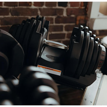 ElivonGym Adjustable Training Bench with Dual 40kg Selectable Dumbbell Set - elivongym