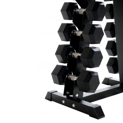ElivonGym Vertical Multi - Level Dumbbell Storage Rack – Space Saving Gym Organizer - elivongym