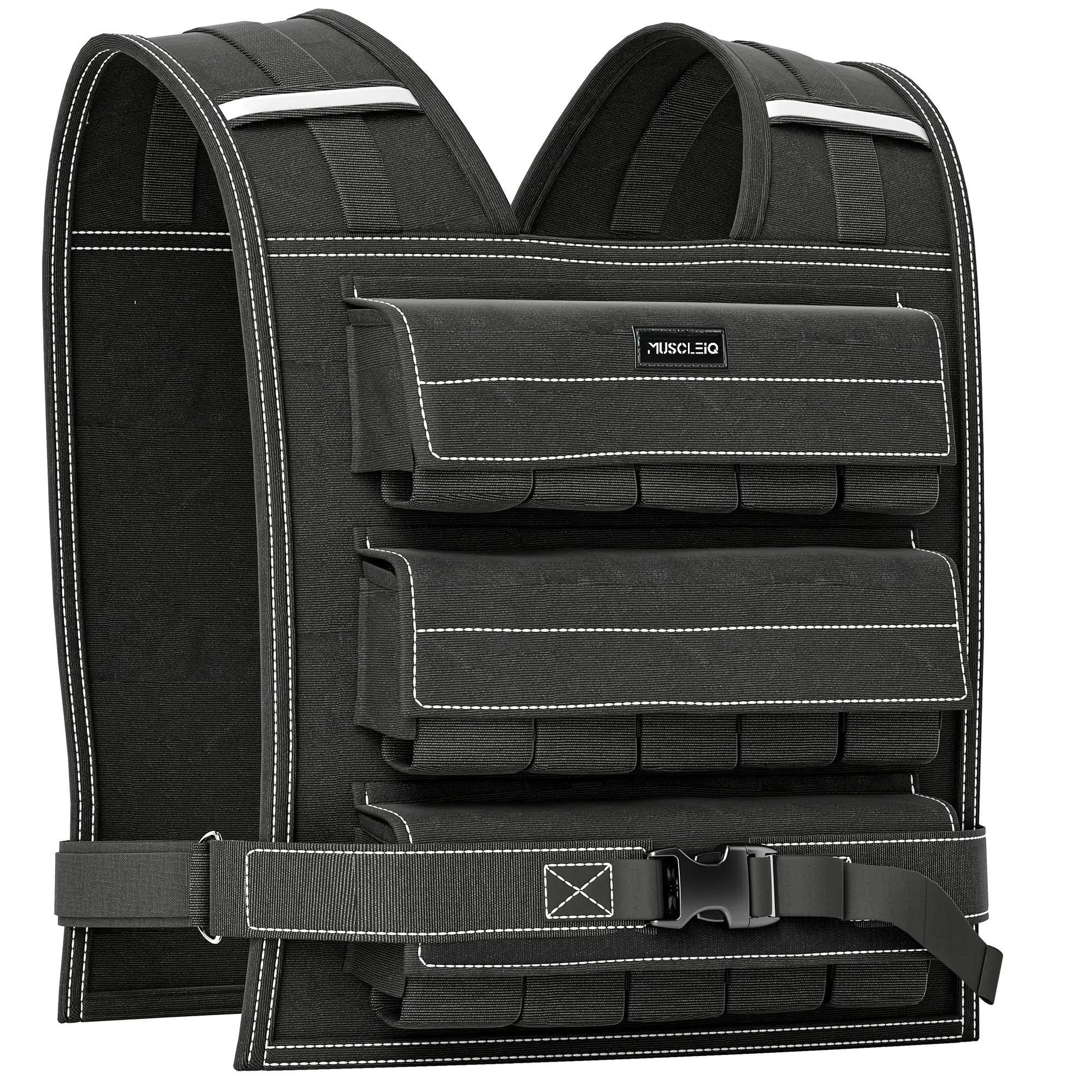 Heavy Duty 30KG Weighted Vest for Functional Fitness & Cardio Training - elivongym