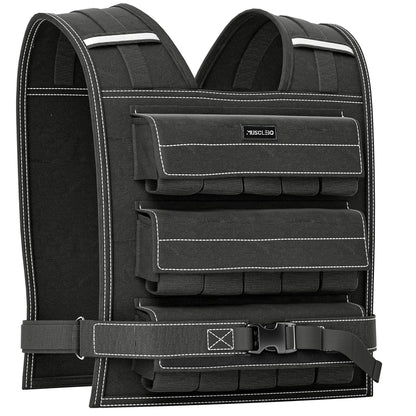 Heavy Duty 30KG Weighted Vest for Functional Fitness & Cardio Training - elivongym
