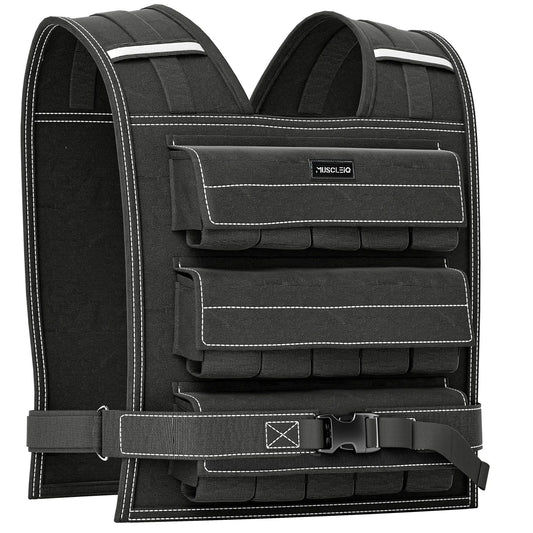 Heavy Duty 30KG Weighted Vest for Functional Fitness & Cardio Training - elivongym