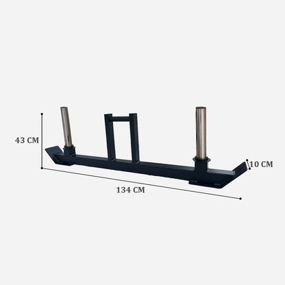 Heavy Duty Farmer Walk Handles Set for Grip & Strength Training - elivongym
