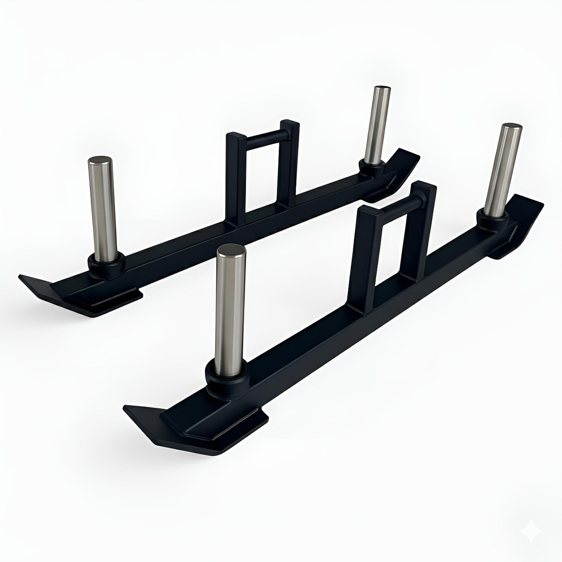 Heavy Duty Farmer Walk Handles Set for Grip & Strength Training - elivongym