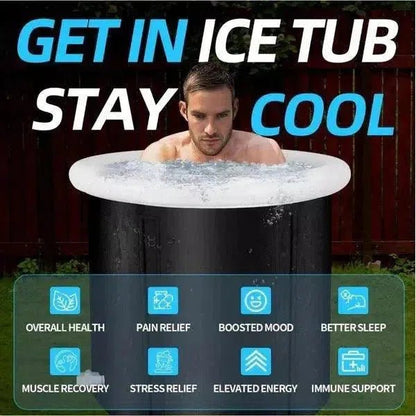 Portable Ice Bath Tub – Cold Water Recovery & Recovery Training Bath - elivongym