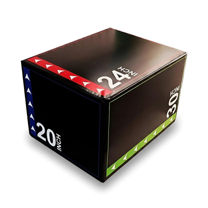 Wooden Jump Box for Cross Training, Home Gym & Plyometric Exercises - elivongym