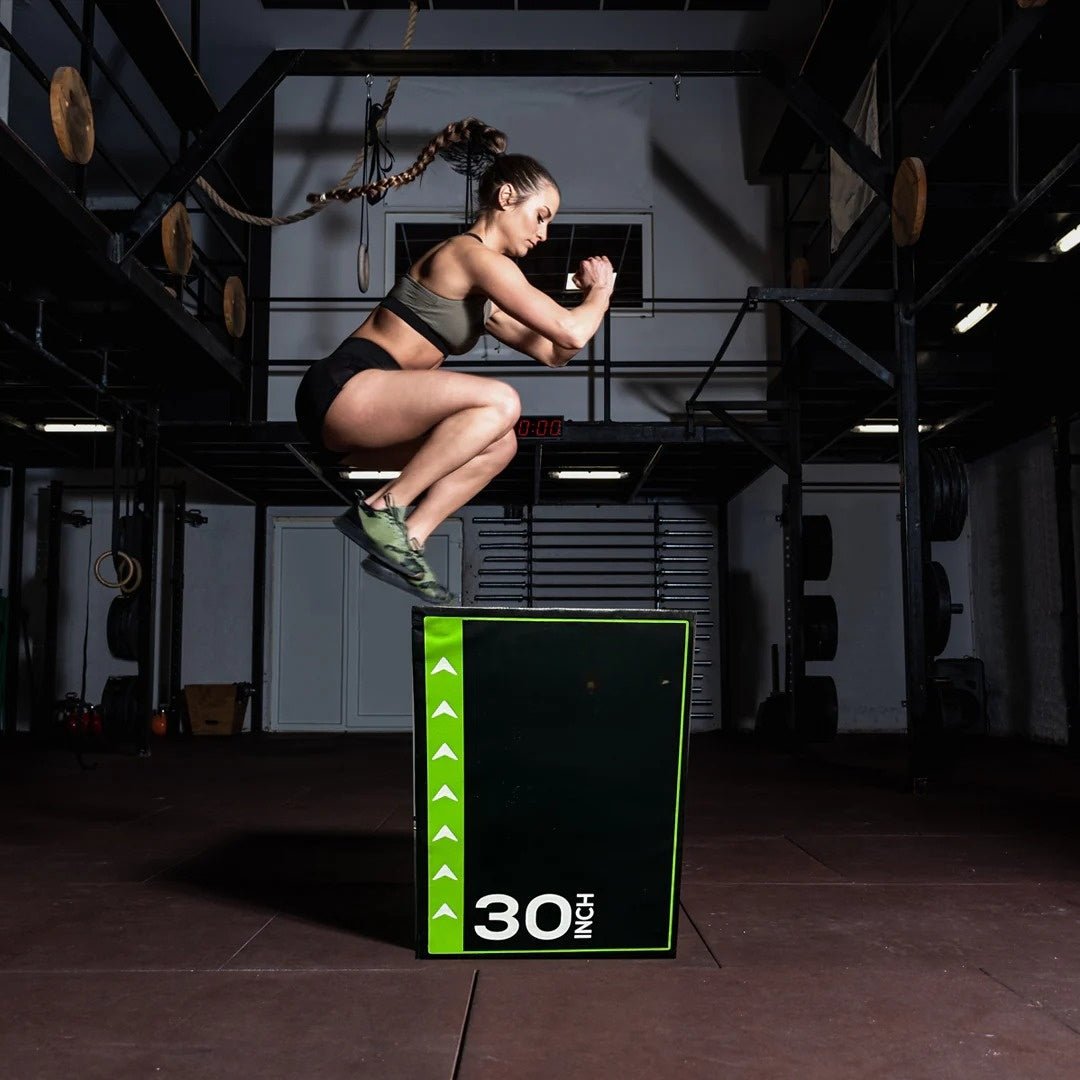 Wooden Jump Box for Cross Training, Home Gym & Plyometric Exercises - elivongym