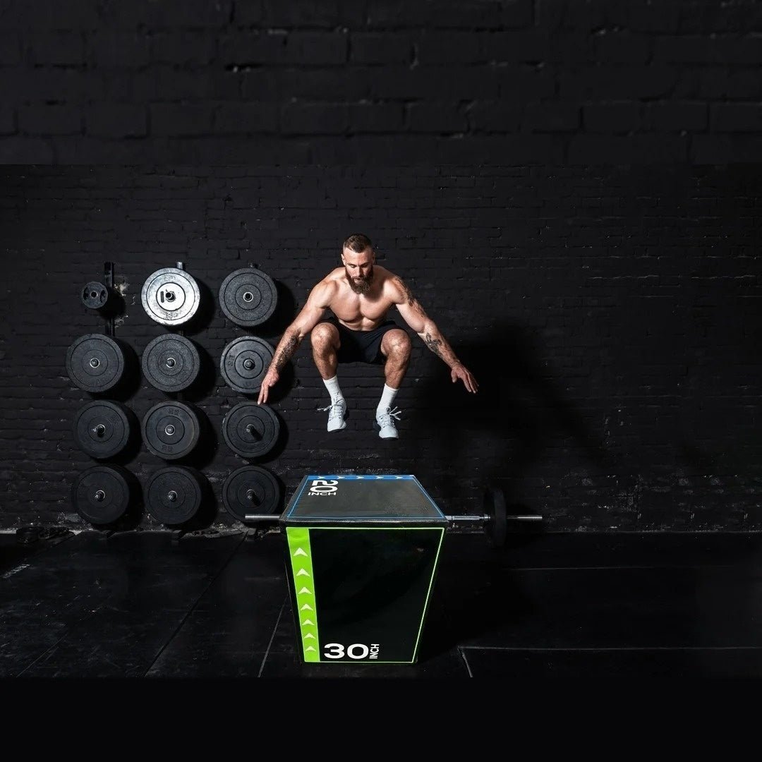 Wooden Jump Box for Cross Training, Home Gym & Plyometric Exercises - elivongym