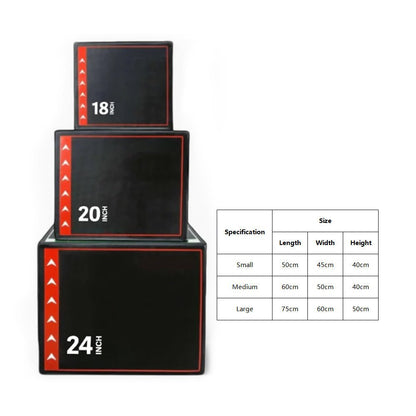 Wooden Jump Box for Cross Training, Home Gym & Plyometric Exercises - elivongym