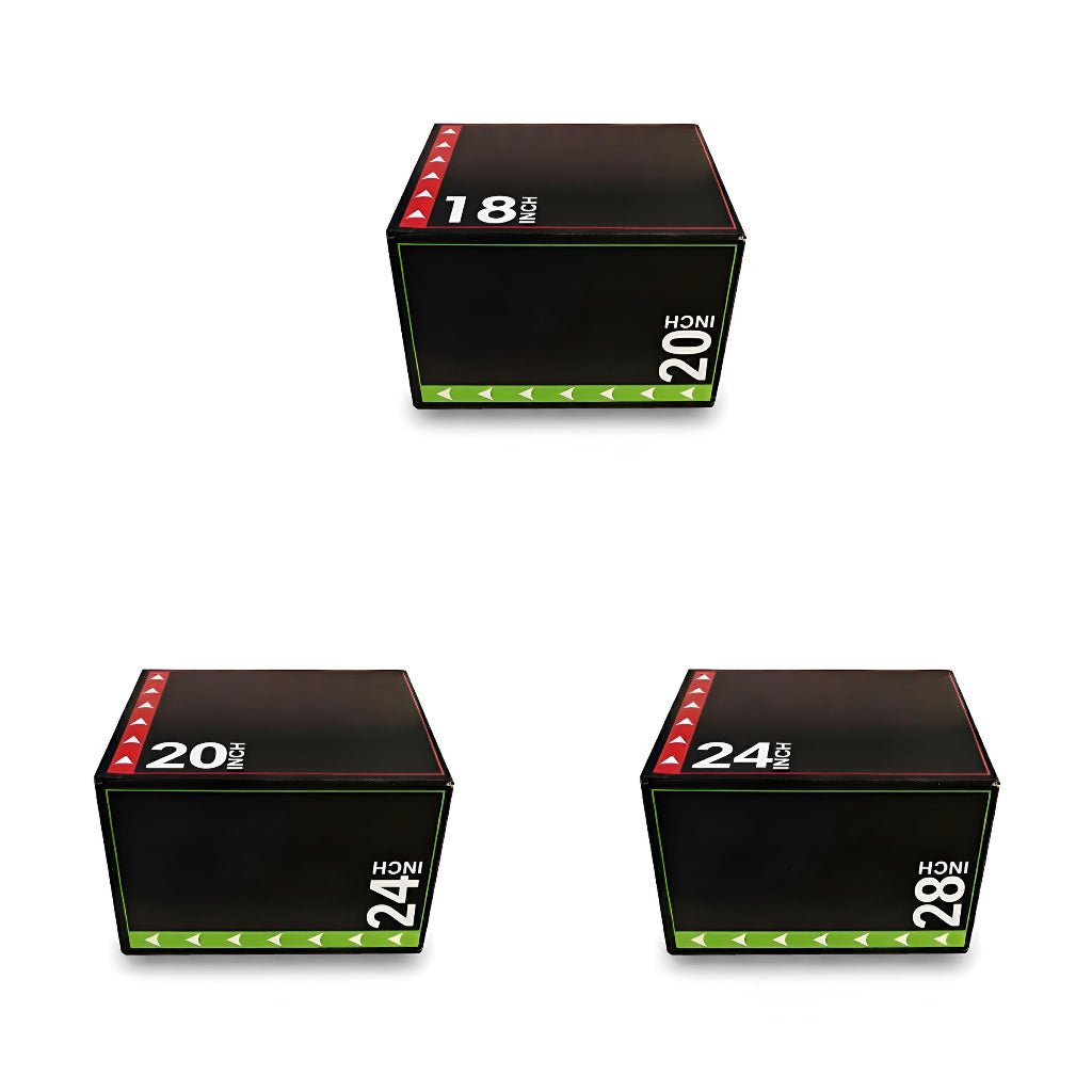 Wooden Jump Box for Cross Training, Home Gym & Plyometric Exercises - elivongym